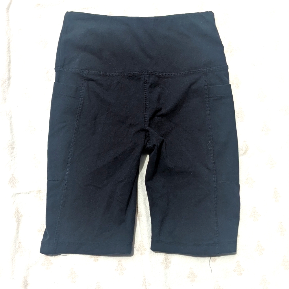 Black biker shorts